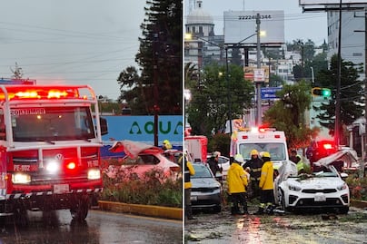 Identifican a mujer que murió al caer un árbol en la Recta a Cholula; deja a tres hijos en la orfandad