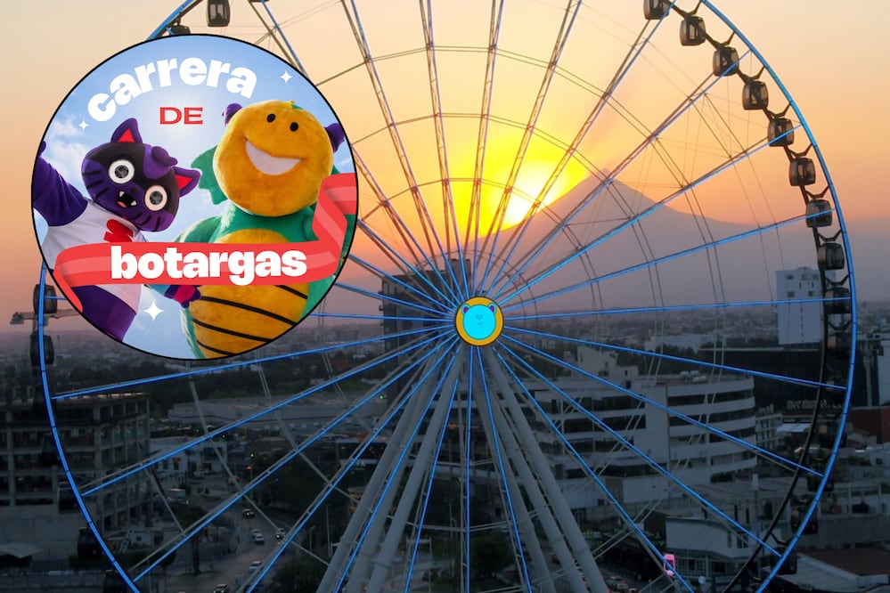 Foto: Parque Sendela anunció su primera carrera de botargas en Puebla / FB Sendela