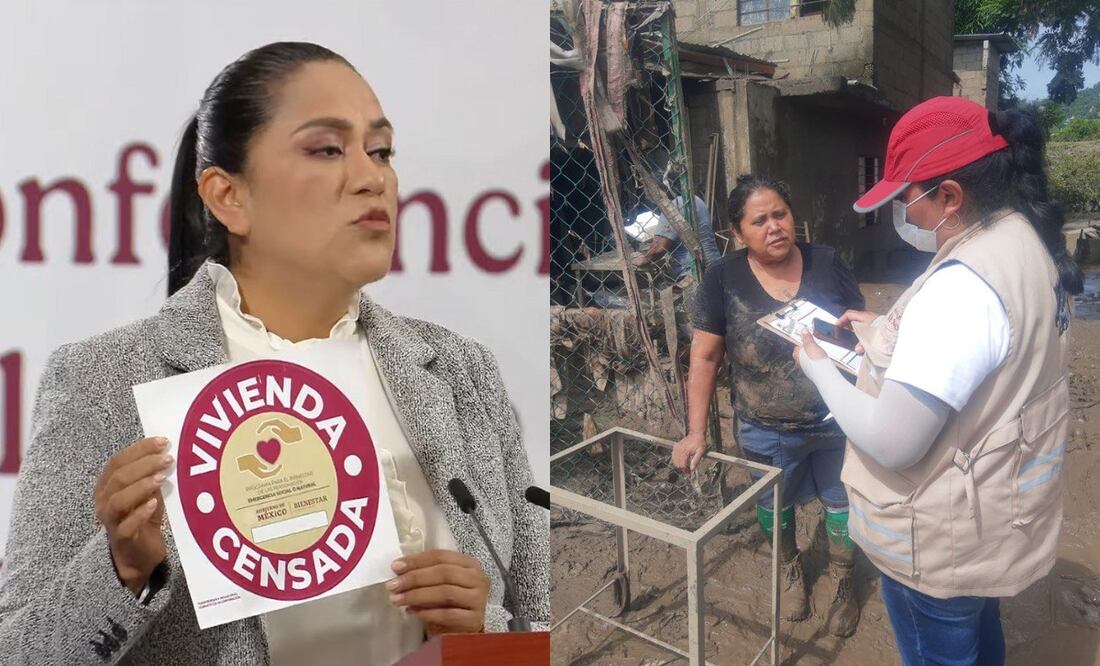 Inician censo para entregar apoyos a damnificados por las lluvias en Puebla | Foto: Gobierno de México/Especial