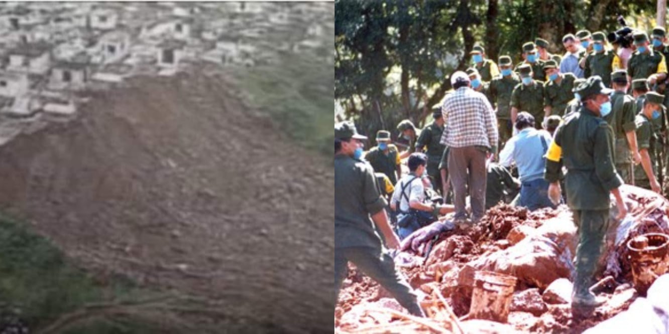 Tragedia del 5 de octubre de 1999, en Teziutlán / Foto: Redes Sociales Teziutecos de corazon / Rogelio Jorge Pineda