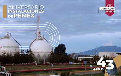 Terminal de Gas LP de Pemex en Puebla cumple 43 años