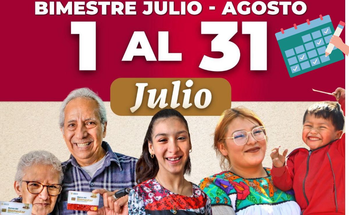 Pensión Bienestar: ¿Cuándo sale el calendario de pagos de julio?