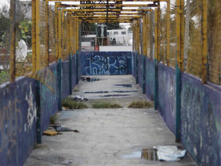 Puentes peatonales en Puebla: peligrosos y en desuso