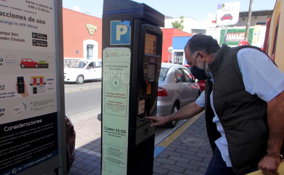 Insiste Lalo Rivera en la instalación de parquímetros en Puebla