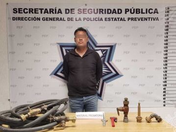 Descubren toma clandestina en Caleras y detienen a pipero de Vela Gas