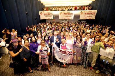 Mujeres refrendan apoyo a Sheinbaum y establecen alianza con Alejandro Armenta