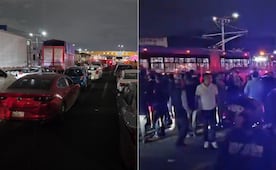 Bloquean la autopista México-Puebla casi 6 horas por agresión a conductor de plataformas