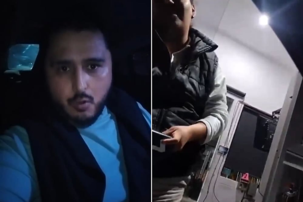 Un conductor denunció que una usuaria se negó a pagar un viaje en Lomas de Angelópolis | Foto: Captura de video Redes Sociales