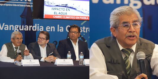 Colegio de Ingenieros revela estudios sobre la disminución del agua en Puebla