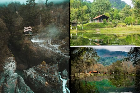 Cabañas en el bosque de neblina en Puebla que te harán sentir en Suiza