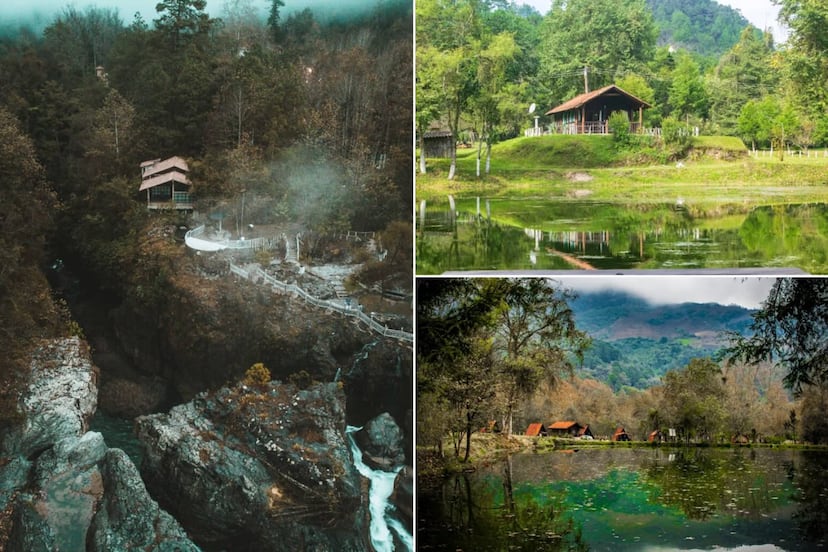 Cabañas en el bosque de neblina en Puebla que te harán sentir en Suiza