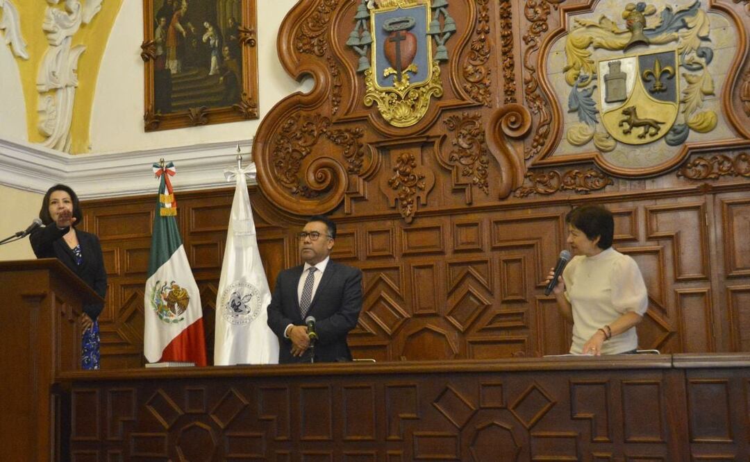 La rectora Lilia Cedillo destacó que CU2 beneficiará a un gran número de estudiantes. | Foto: BUAP