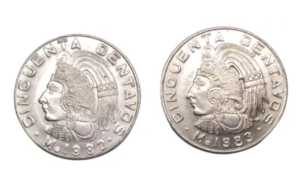 Esta es la moneda de 50 centavos que se cotiza hasta en 400 mil pesos