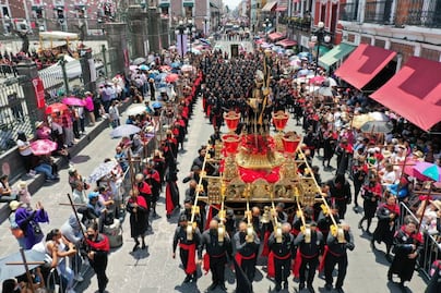 Estos serán los cierres viales en Puebla por la Procesión de Viernes Santo