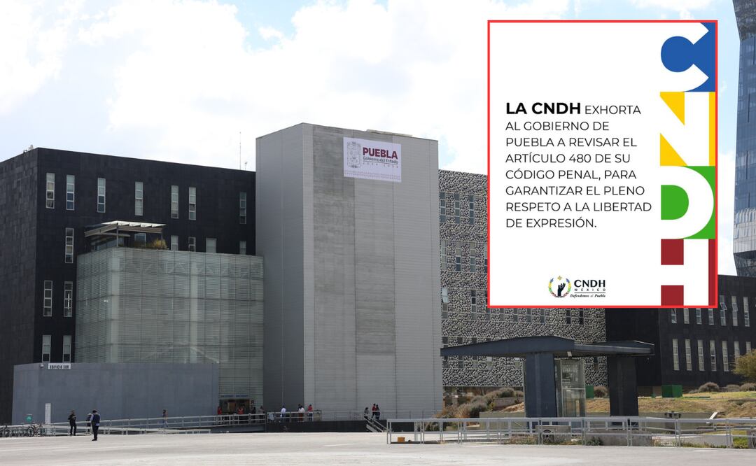 CNDH pide al gobierno de Puebla revisar la Ley de Ciberasedio y garantizar la libertad de expresión I Foto: EsImagen/CNDH