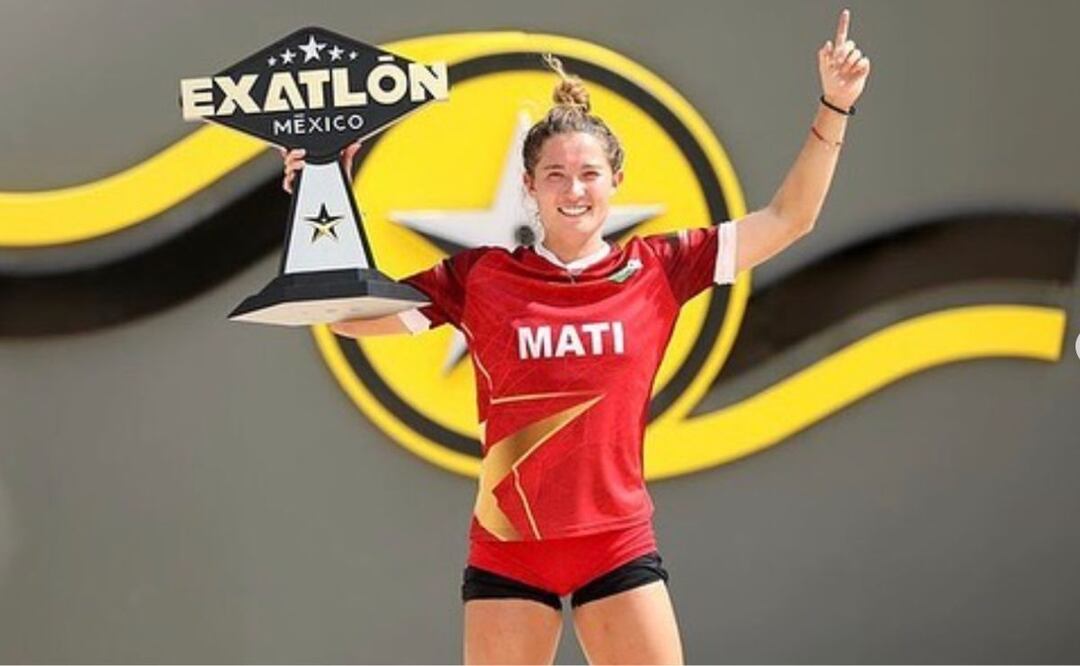 Mati Álvarez es poblana y campeona de Exatlón | Foto: Instagram @matialvarezs