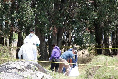 En una barranca de Xonacatepec, hallan cadáver putrefacto