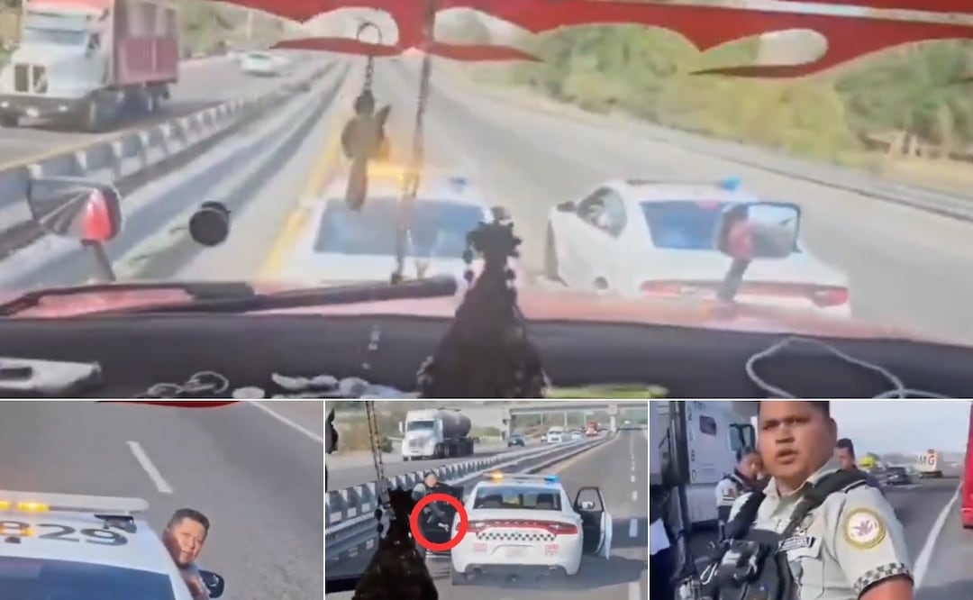 Elementos de la Guardia Nacional amenazaron a transportistas en autopista Puebla-Orizaba | Foto: Captura de video