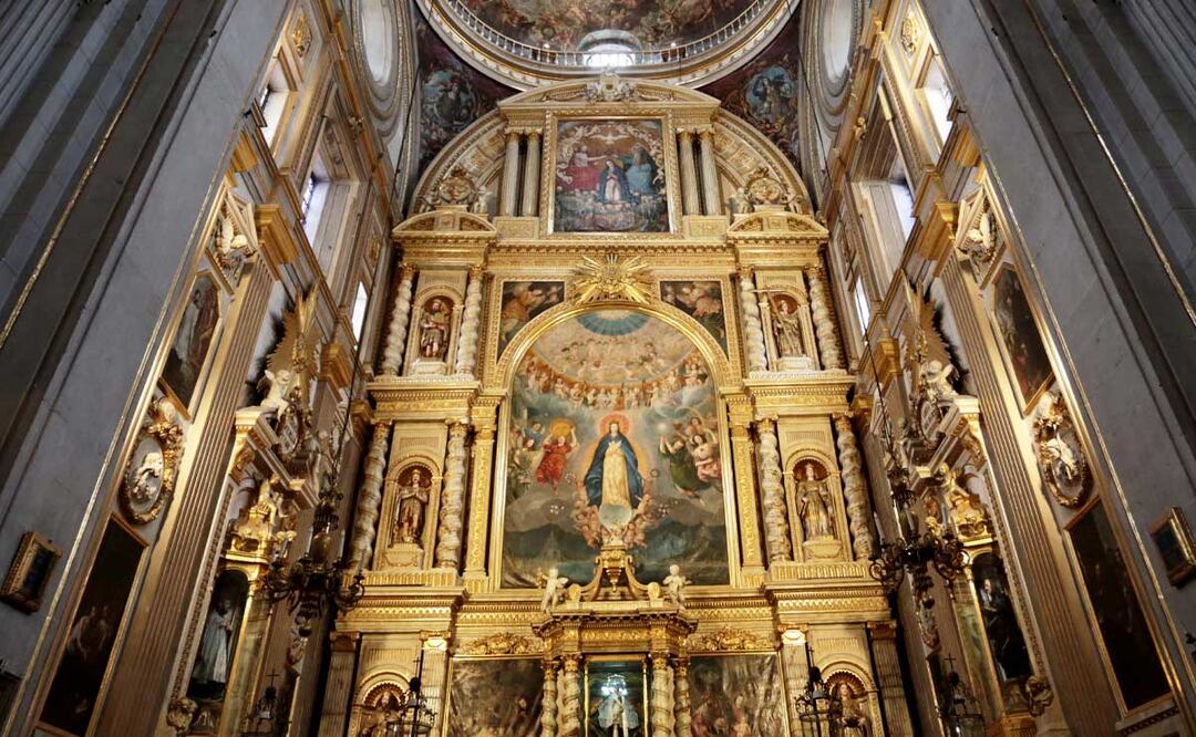 Puebla tiene un gran acervo de arte sacro y algunas de sus piezas han llegado de manera ilegal a casas de subasta | foto:  agencia Es Imagen para El Universal Puebla