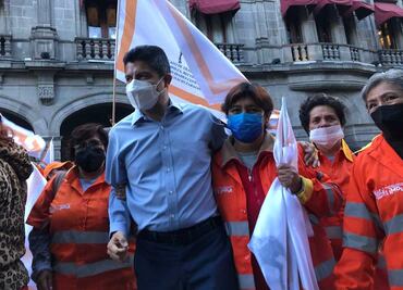 Otorgarán bonos extras a “naranjitas” por limpiar la ciudad de Puebla