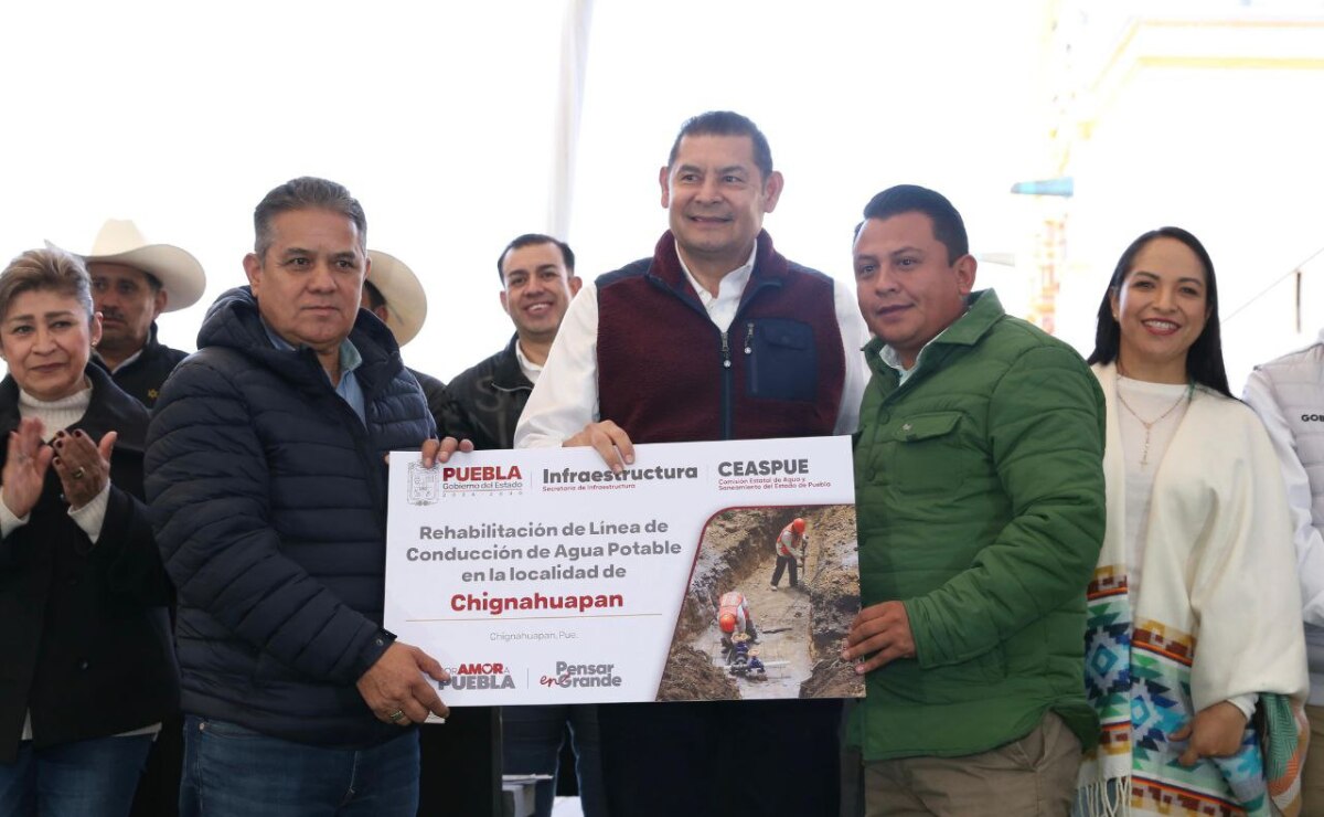 Alejandro Armenta realizó una gira de trabajo en Chignahuapan I Foto: Gobierno del Estado