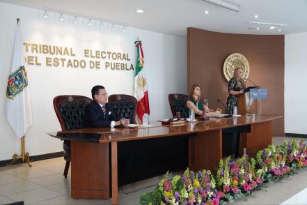 Rinde Norma Angélica Sandoval último informe frente al TEEP