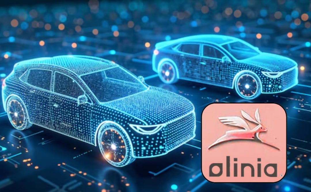 La IA hizo su propio diseño del auto Olinia | Foto: Freepik/Gobierno Federal