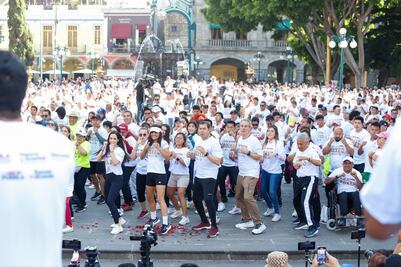 Por la paz y contra las adicciones, Puebla se unió a Clase Nacional de Boxeo de la presidenta Sheinbaum