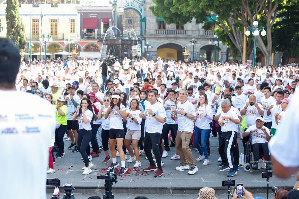 Puebla se suma a la clase nacional de box contra la violencia| Fotos: Gobierno del Estado.