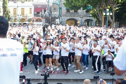 Por la paz y contra las adicciones, Puebla se unió a Clase Nacional de Boxeo de la presidenta Sheinbaum