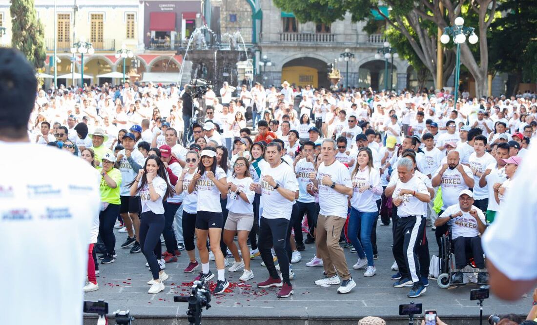 Puebla se suma a la clase nacional de box contra la violencia| Fotos: Gobierno del Estado.