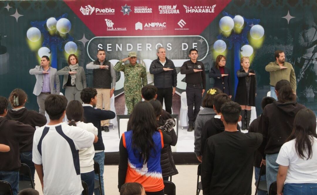 Fortalece Pepe Chedraui entornos seguros e incluyentes con el programa Senderos de Paz | Foto: Ayuntamiento de Puebla.