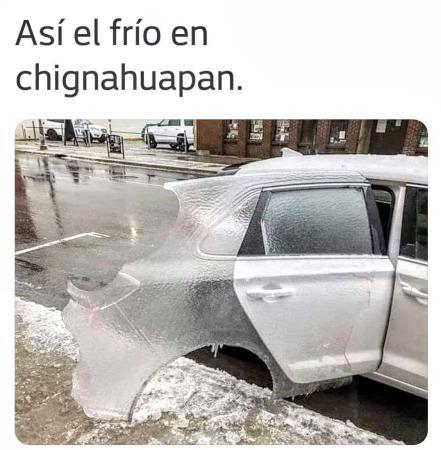 Frío en Puebla provoca memes sobre el clima 