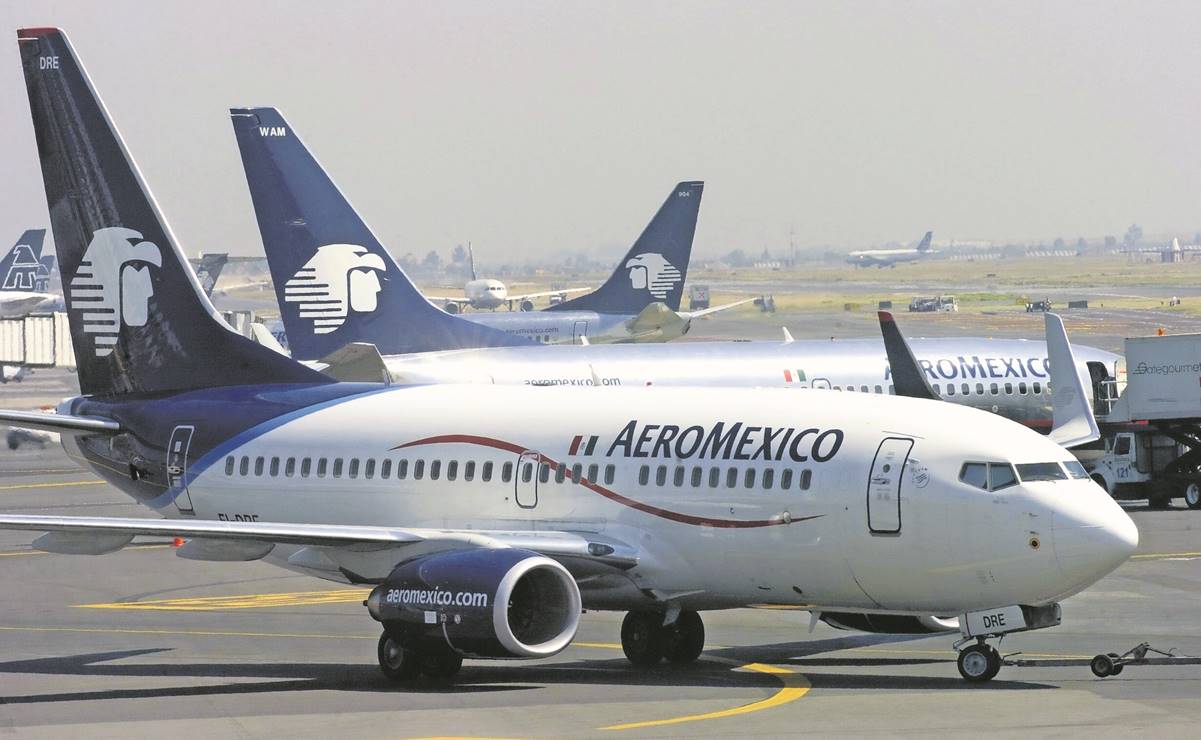 Aeroméxico accede a realizar 30 vuelos diarios en el AIFA, tras incidente en el AICM