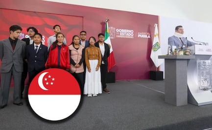 Gobierno Estatal apoya a talento poblano rumbo a olimpiada matemática en Singapur 