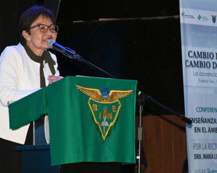 La rectora emitió un mensaje para impulsar la educación |Foto: BUAP