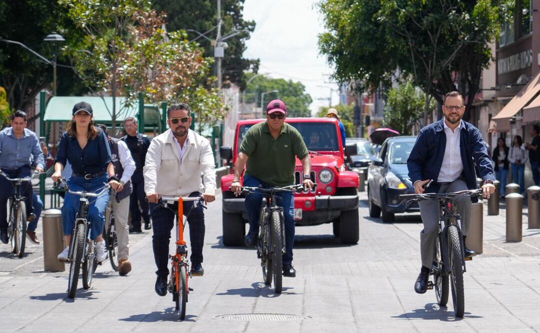 Realiza Gobierno de la Ciudad rodada ciclista por el Día Mundial sin Automóvil | Foto: Ayuntamiento de Puebla.