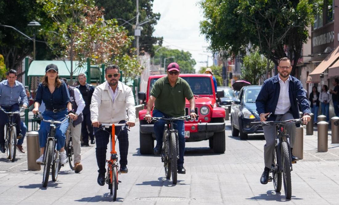 Realiza Gobierno de la Ciudad rodada ciclista por el Día Mundial sin Automóvil | Foto: Ayuntamiento de Puebla.