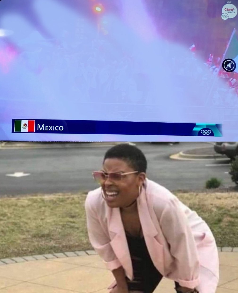  México en la ceremonia de
inauguración // Yo tratando de
distinguirlos
