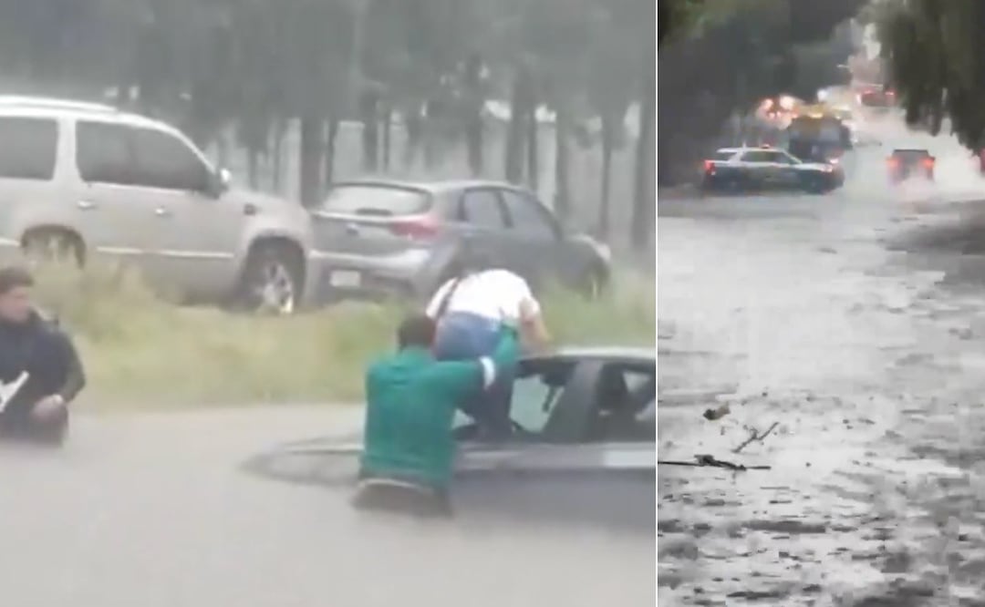 Las lluvias causaron estragos en la ciudad de Puebla y la zona conurbada | Foto: Capturas de video