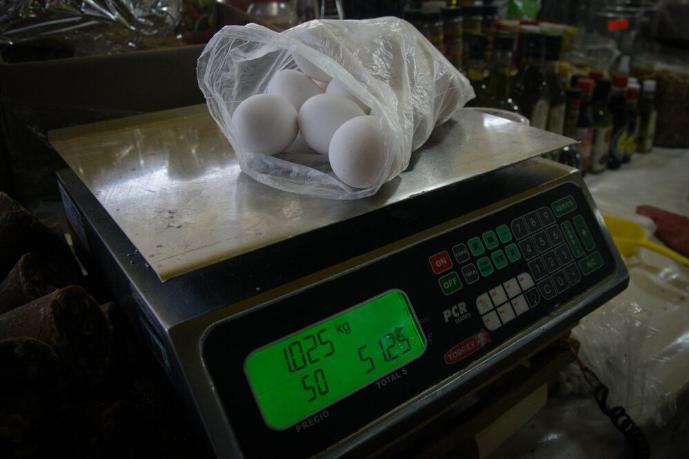El precio del kilogramo de huevo se cotiza hasta en 58 pesos. Foto: Cuartoscuro