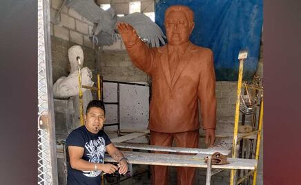 ​¿Quién hizo la escultura de Miguel Barbosa? Conoce a Raúl Zamora