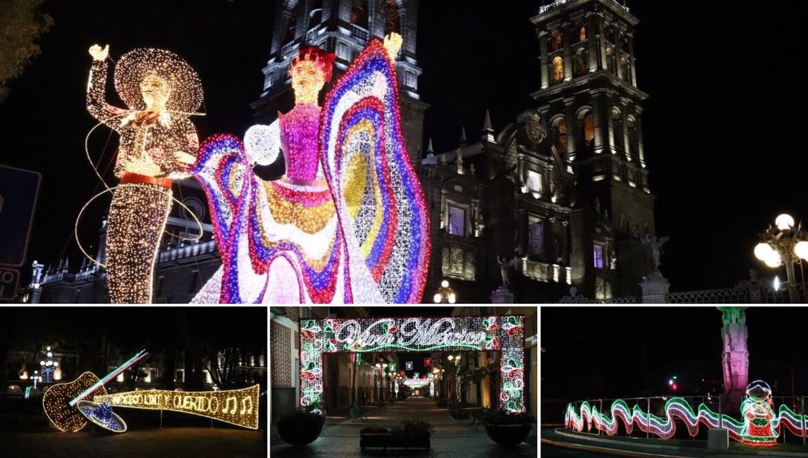 En Puebla hay lugares con espectaculares adornos para tomarse fotos | Foto: Ayuntamiento de Puebla