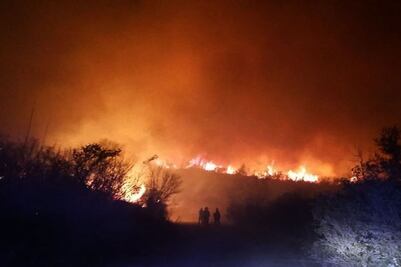 Incendio consume 40 hectáreas en Tepexi