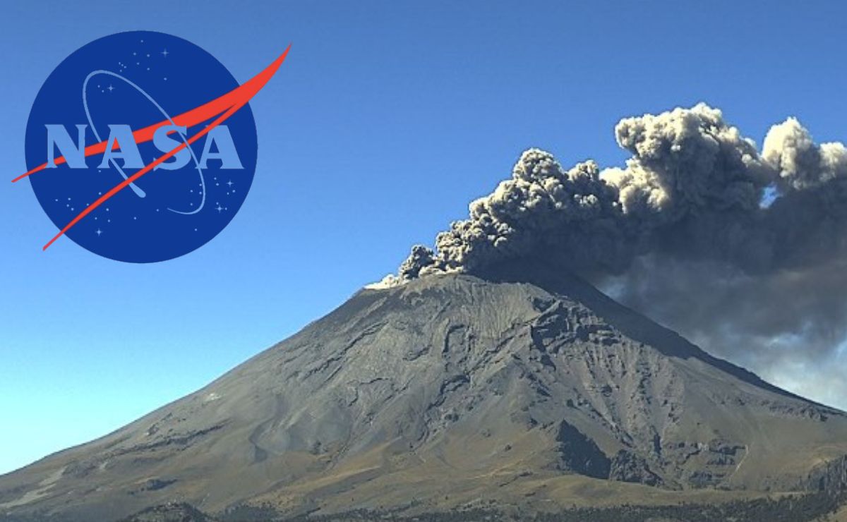 NASA capta imágenes inéditas del volcán Popocatépetl