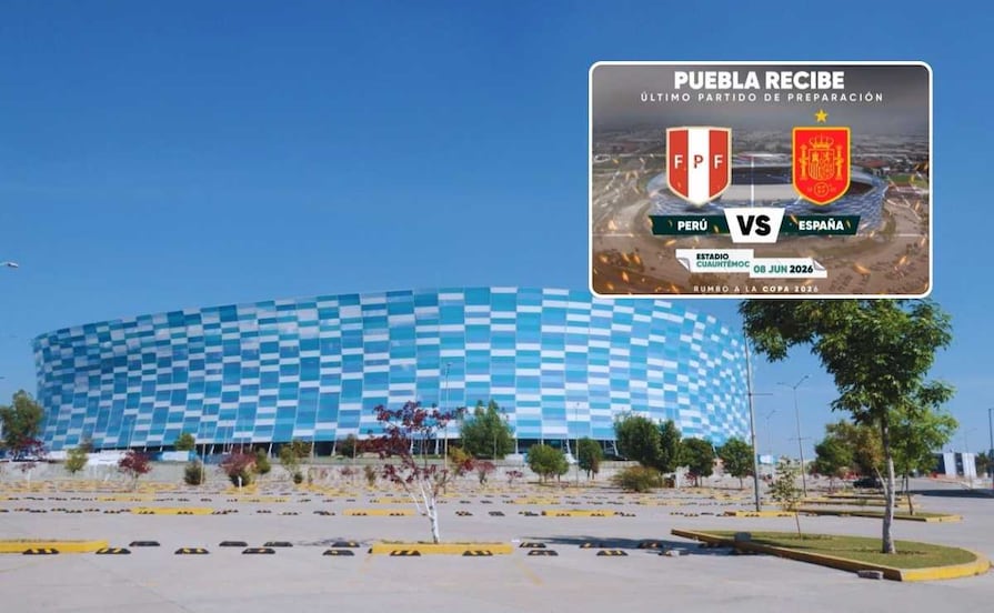 Estadio Cuauhtémoc será sede del partido de preparación Perú vs España rumbo al Mundial 2026
