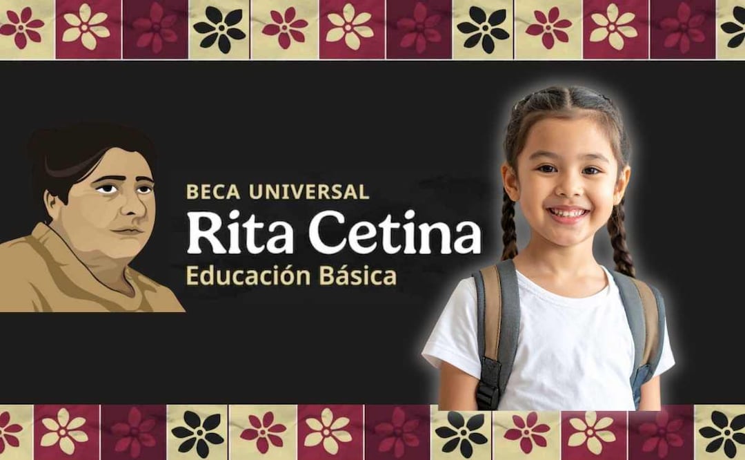 En 2026 se otorgará la Beca Rita Cetina a todos los estudiantes de primaria | Foto: RRSS / Canva