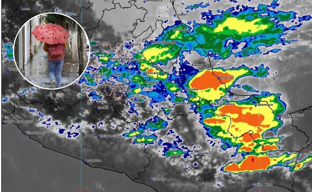 Reportan lluvias y descenso de temperatura por el Frente Frío 41 | Foto: Conagua/EsImagen.