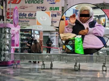 Viejita fallece en una banca de la central camionera de Puebla tras esperar 3 años a que llegara su hija