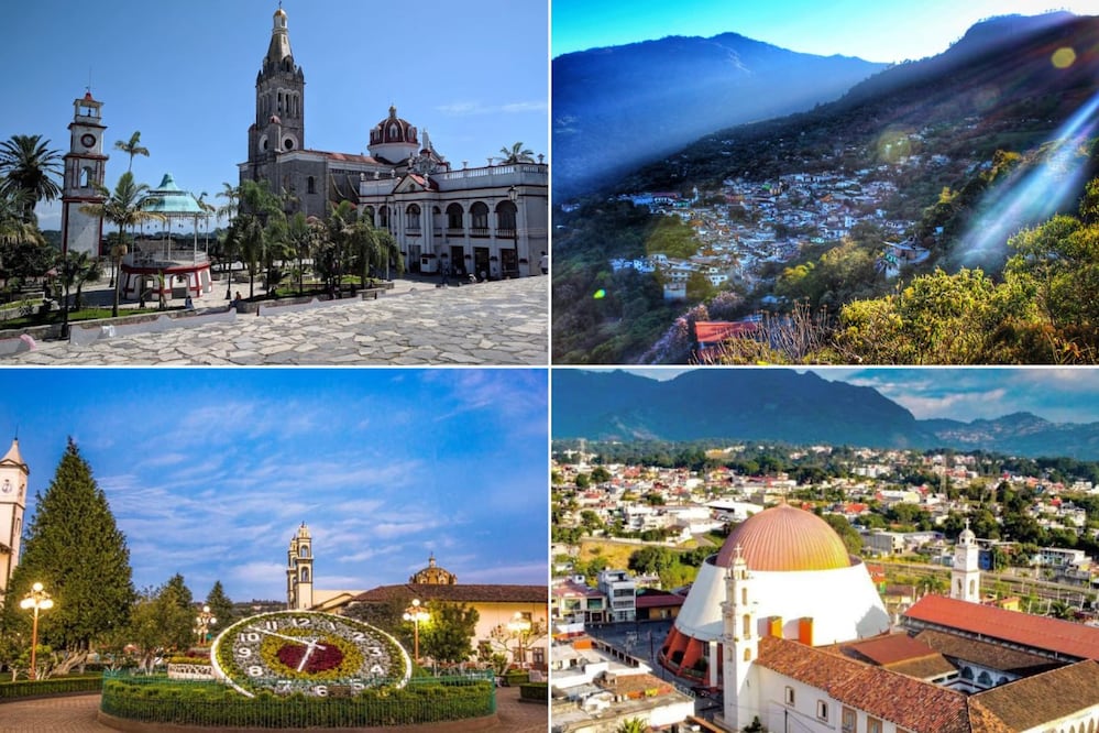Google Maps revela el ranking de los 12 Pueblos Mágicos de Puebla con base en reseñas de turistas | Foto: Google Maps / FB Pahuatlán / Destinos México / FB Huauchinango